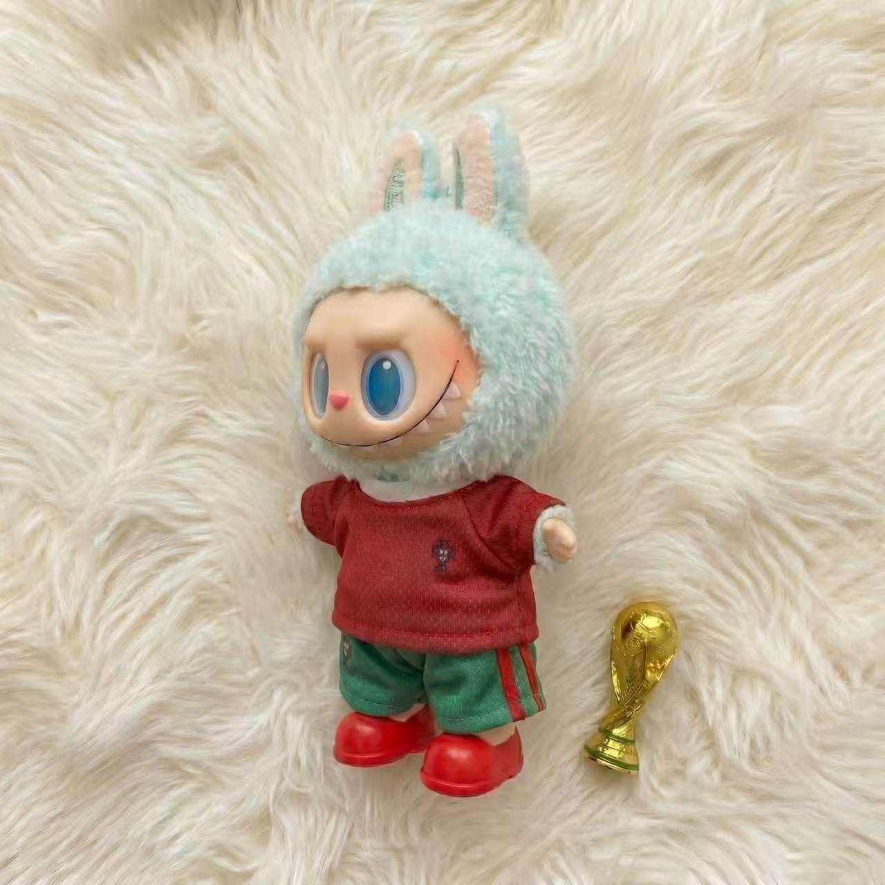 Handmade Labubu Doll Clothes World Cup 2026 Partners - Portugal