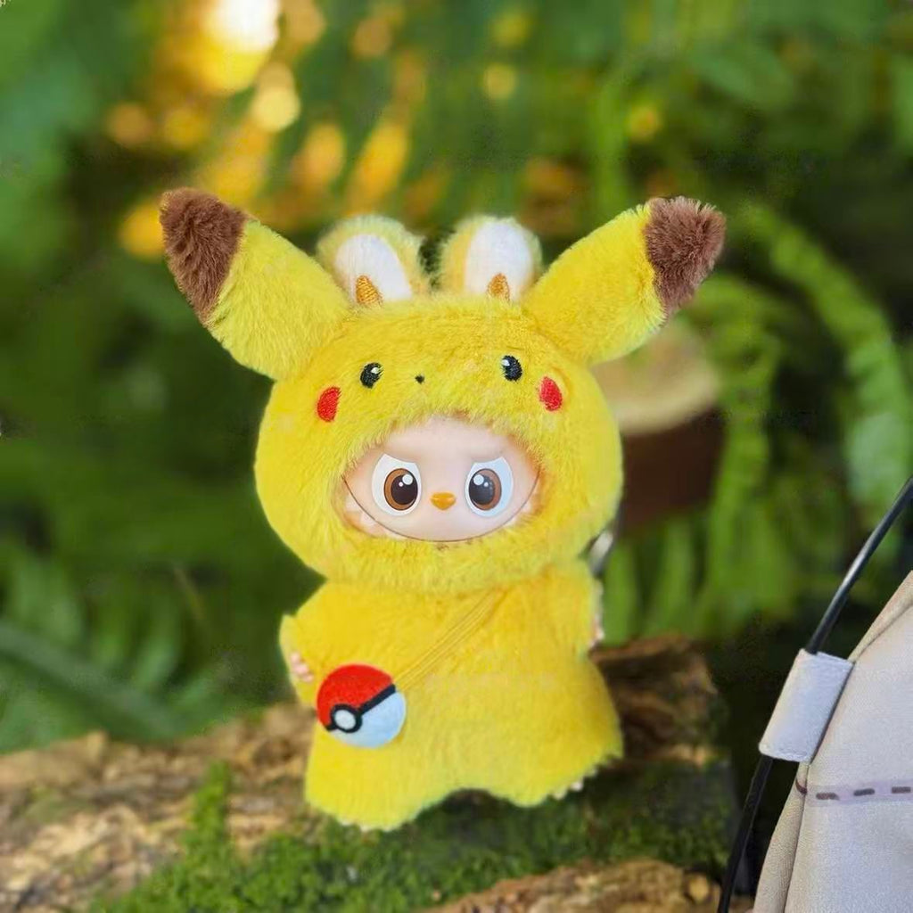 Handmade Labubu Doll Clothes Pokémon - Pikachu