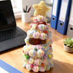 Handmade Labubu Doll Clothes Crochet - Festive Celebrations Christmas Tree