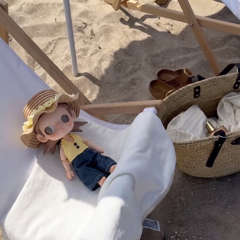 Handmade Zsiga BJD Doll Clothes - Vacation Straw Hat