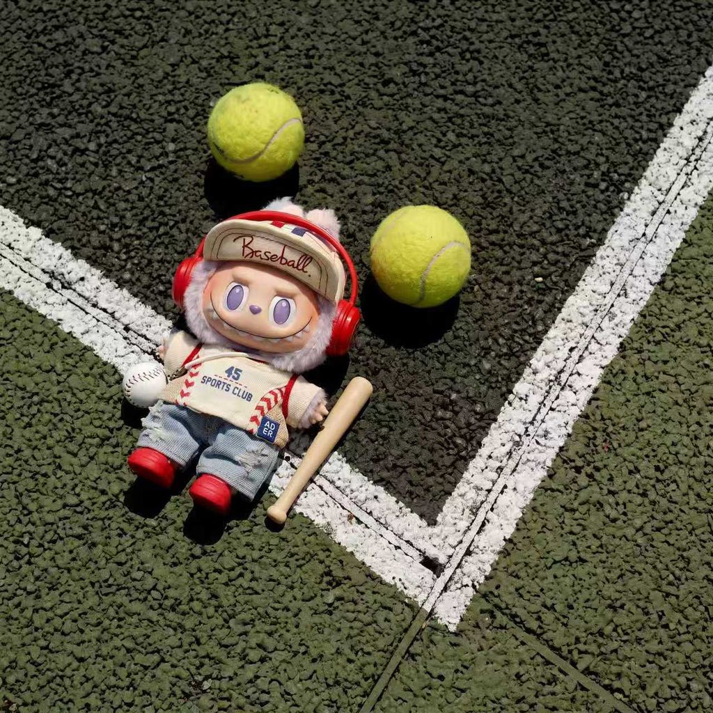 Handmade Labubu Doll Clothes Earth Online - Baseball Boy