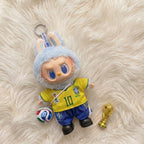 Handmade Labubu Doll Clothes World Cup 2026 Partners - Brazil No. 10