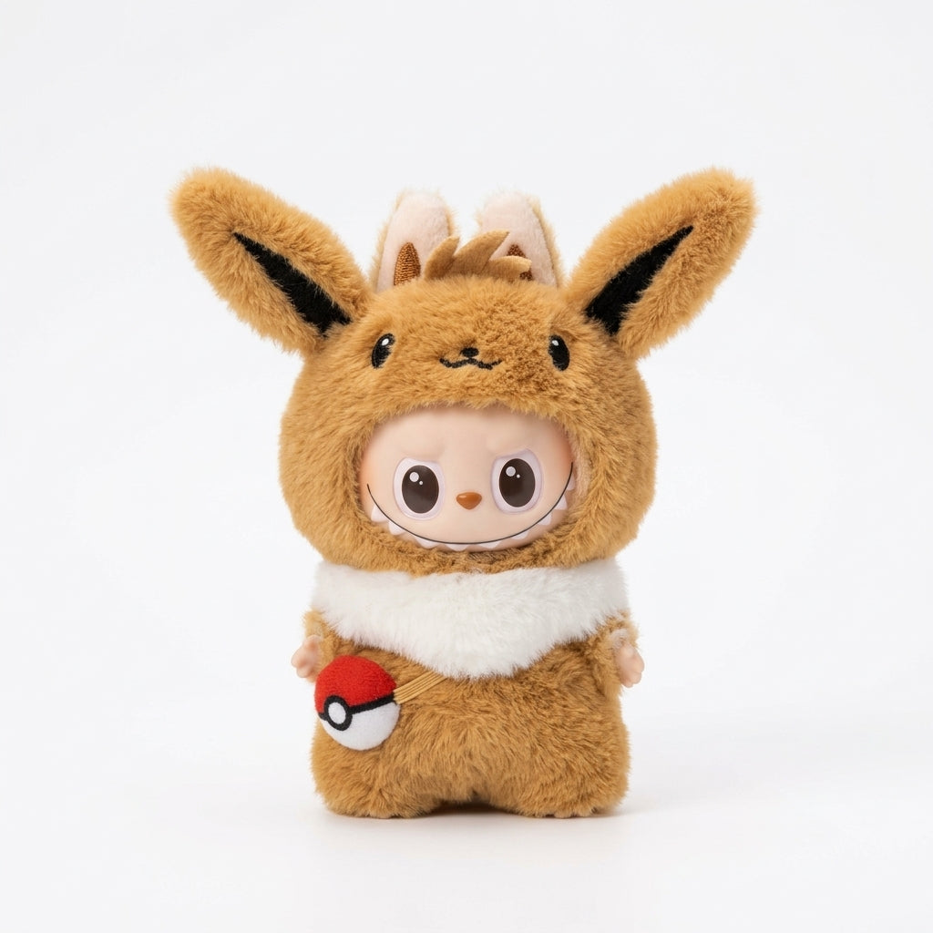 Handmade Labubu Doll Clothes Pokémon - Eevee