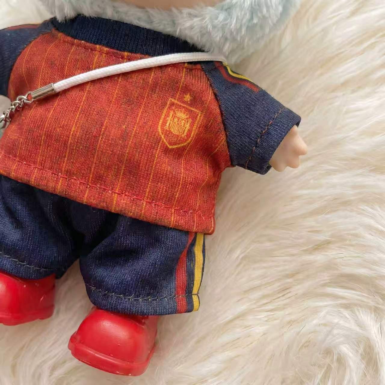 Handmade Labubu Doll Clothes World Cup 2026 Partners - Spain
