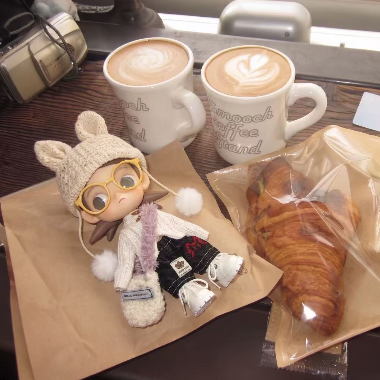 Handmade Zsiga BJD Doll Clothes - Knitted Bunny
