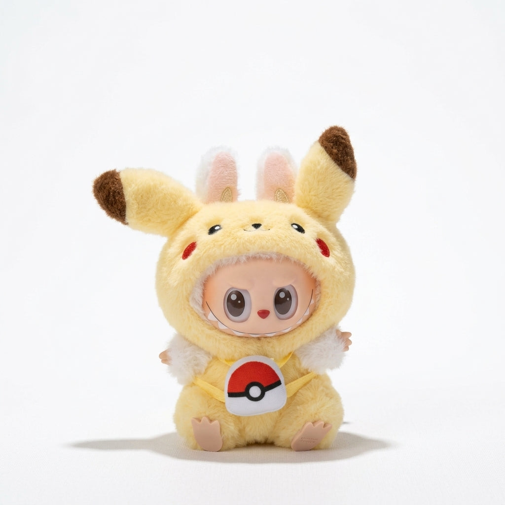 Handmade Labubu Doll Clothes Pokémon - Pikachu
