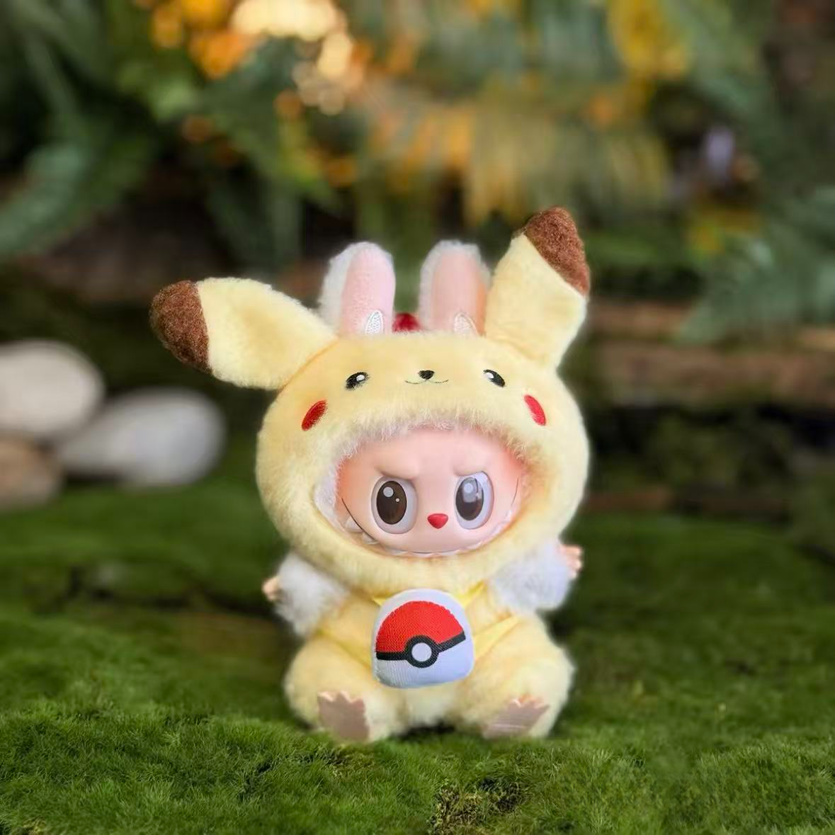 Handmade Labubu Doll Clothes Pokémon - Pikachu