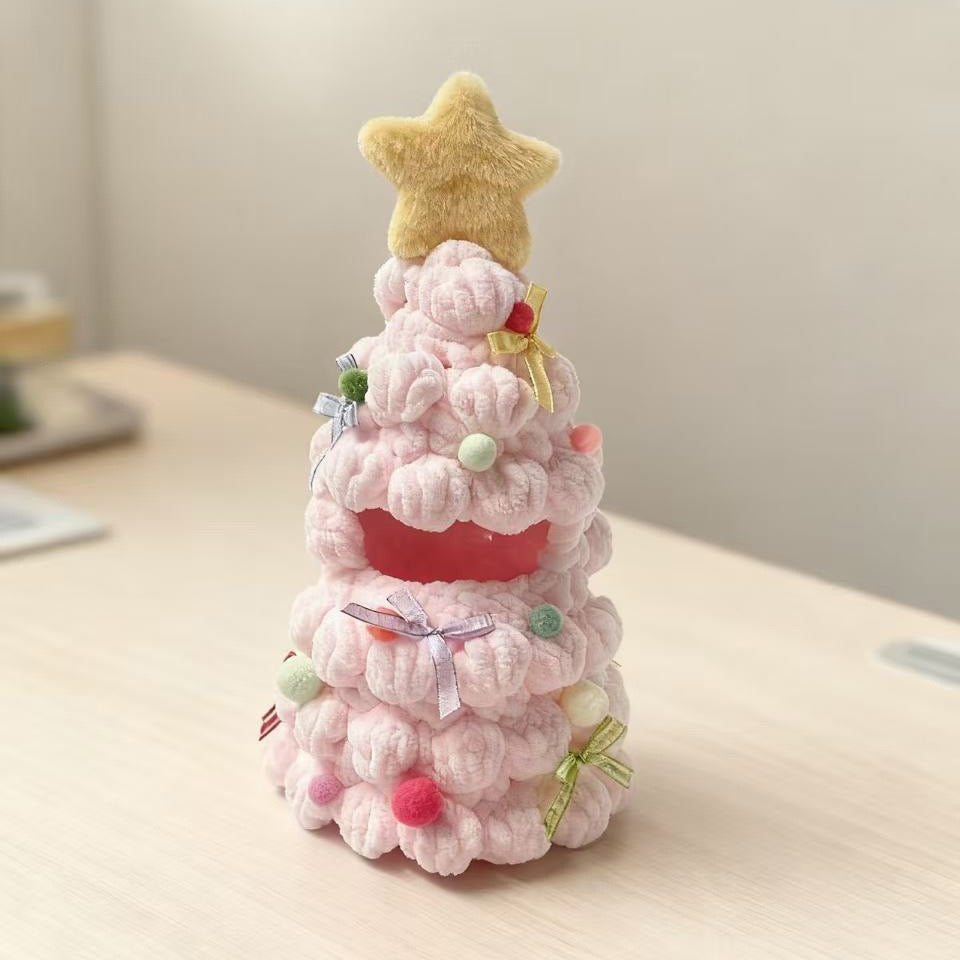 Handmade Labubu Doll Clothes Crochet - Festive Celebrations Christmas Tree