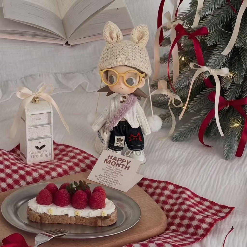 Handmade Zsiga BJD Doll Clothes - Knitted Bunny