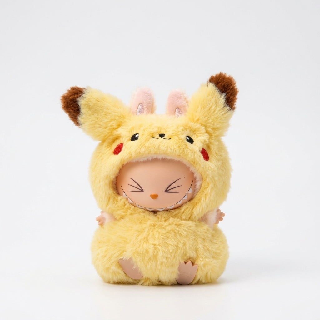 Handmade Labubu Doll Clothes Pokémon - Pikachu