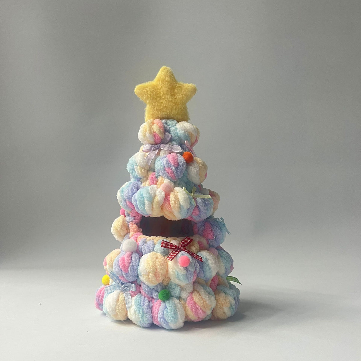 Handmade Labubu Doll Clothes Crochet - Festive Celebrations Christmas Tree