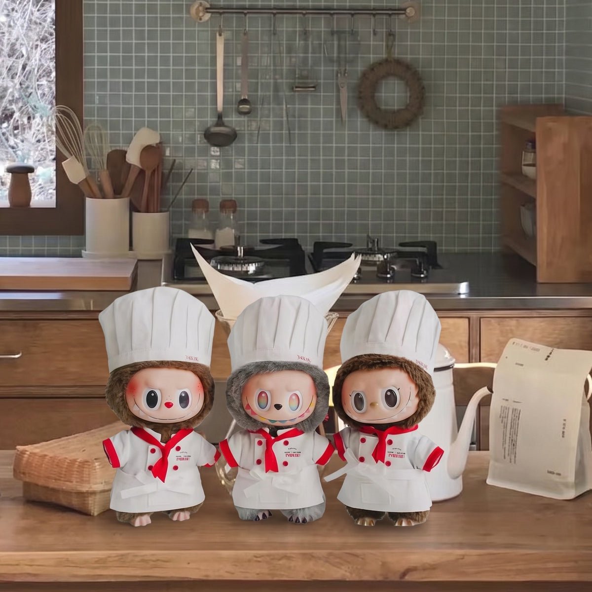 Handmade Labubu Doll Clothes Earth Online - Culinary Specialist