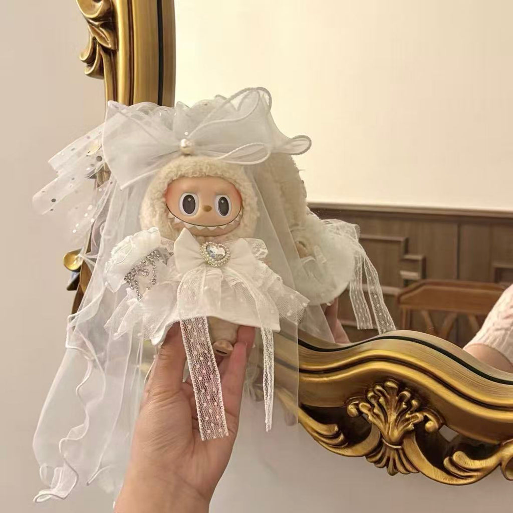 Handmade Labubu Doll Clothes Love Story - Love Forever