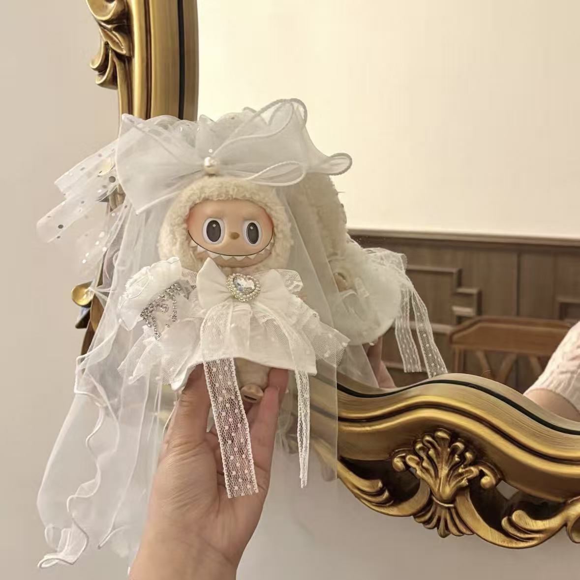 Handmade Labubu Doll Clothes Love Story - Love Forever