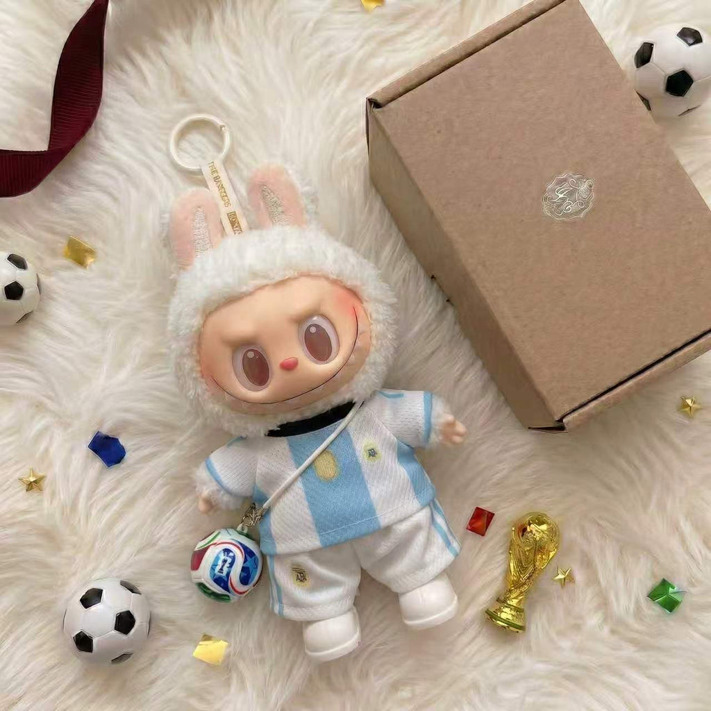 Handmade Labubu Doll Clothes World Cup 2026 Partners - Argentina