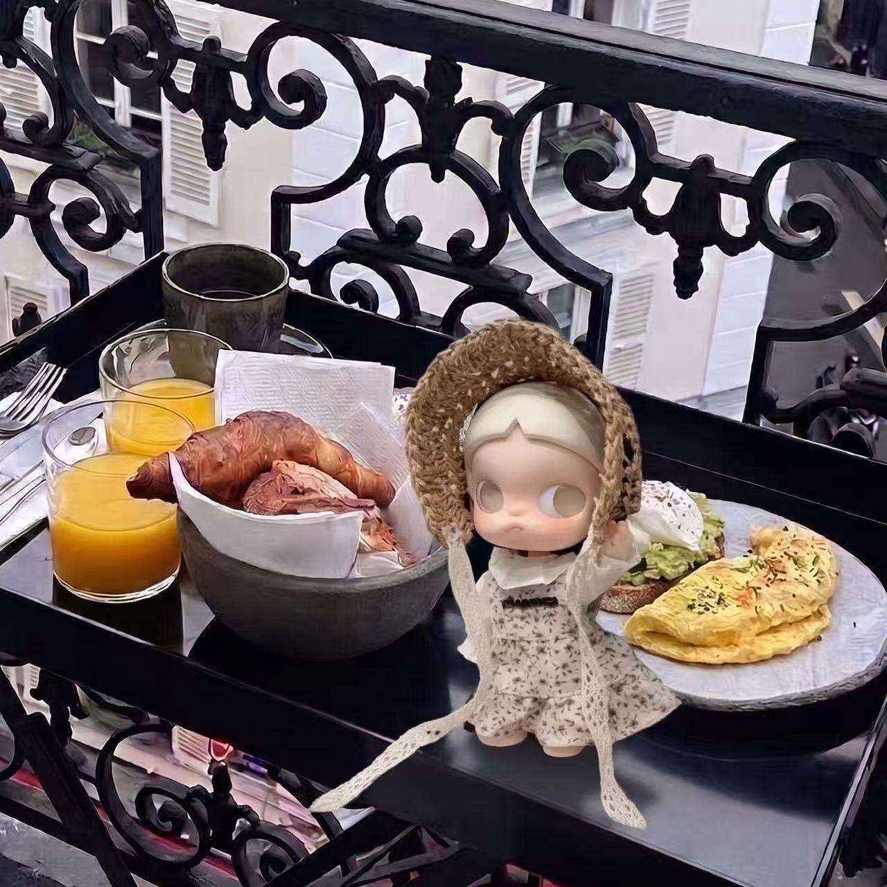 Handmade Zsiga  BJD Doll Clothes - French Country Style