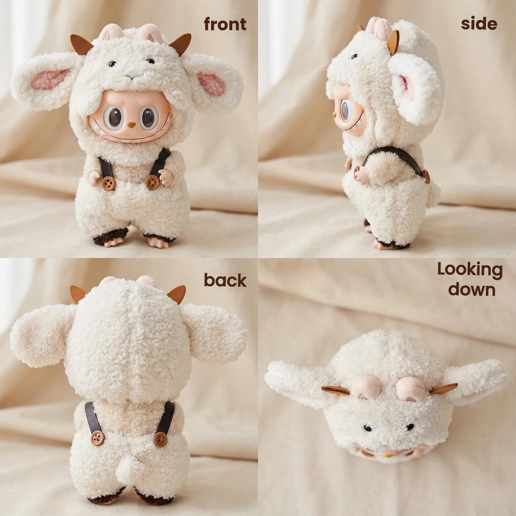 Handmade Labubu Doll Clothes The Sheep Baa-baa