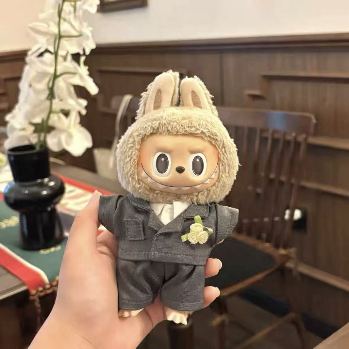 Handmade Labubu Doll Clothes Love Story - Love Forever