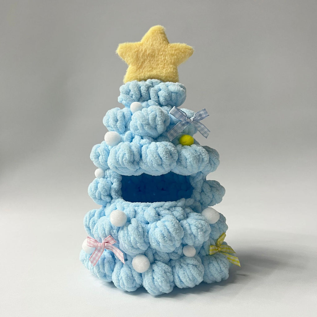Handmade Labubu Doll Clothes Crochet - Festive Celebrations Christmas Tree