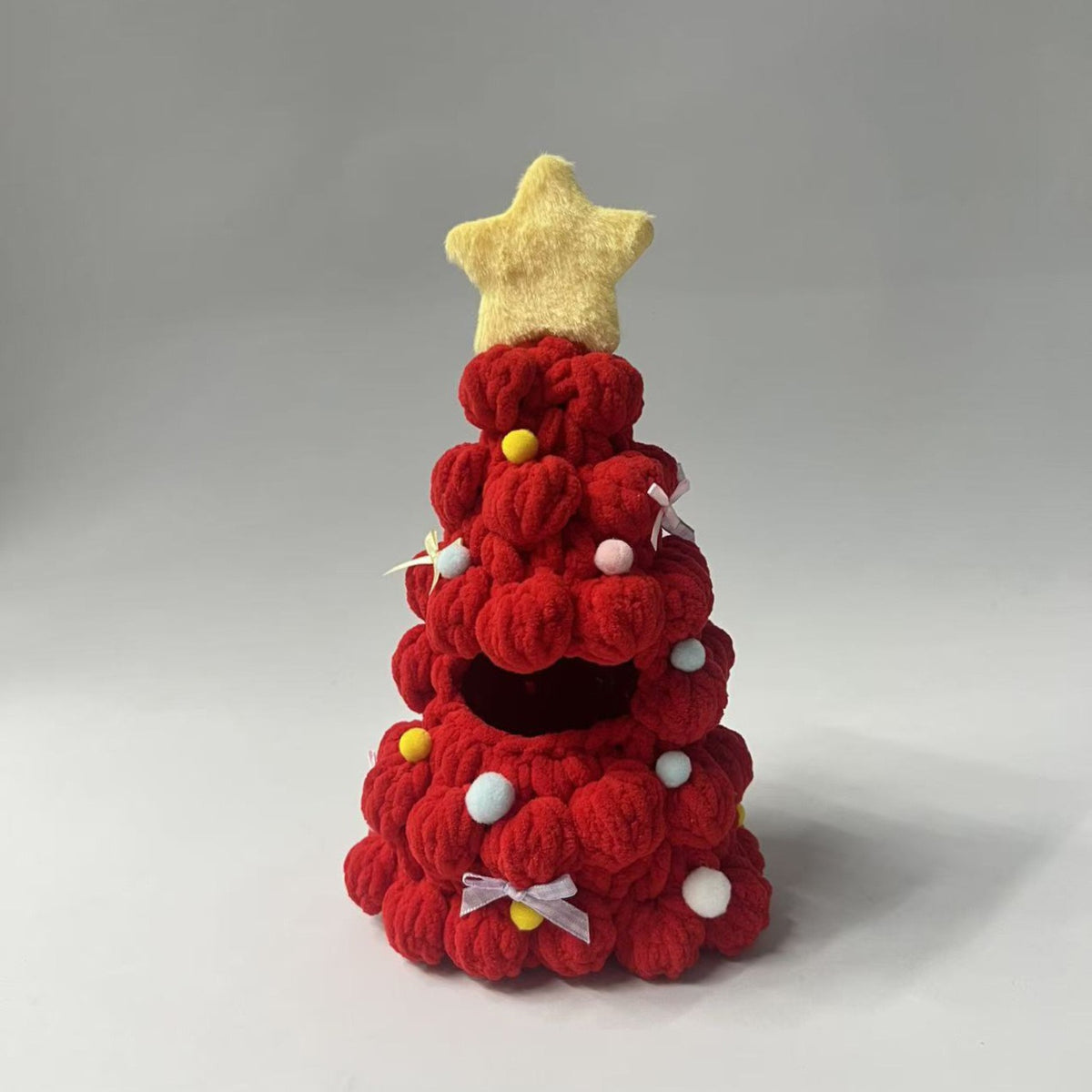 Handmade Labubu Doll Clothes Crochet - Festive Celebrations Christmas Tree