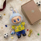 Handmade Labubu Doll Clothes World Cup 2026 Partners - Brazil No. 10