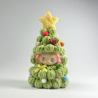 Handmade Labubu Doll Clothes Crochet - Festive Celebrations Christmas Tree
