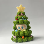 Handmade Labubu Doll Clothes Crochet - Festive Celebrations Christmas Tree
