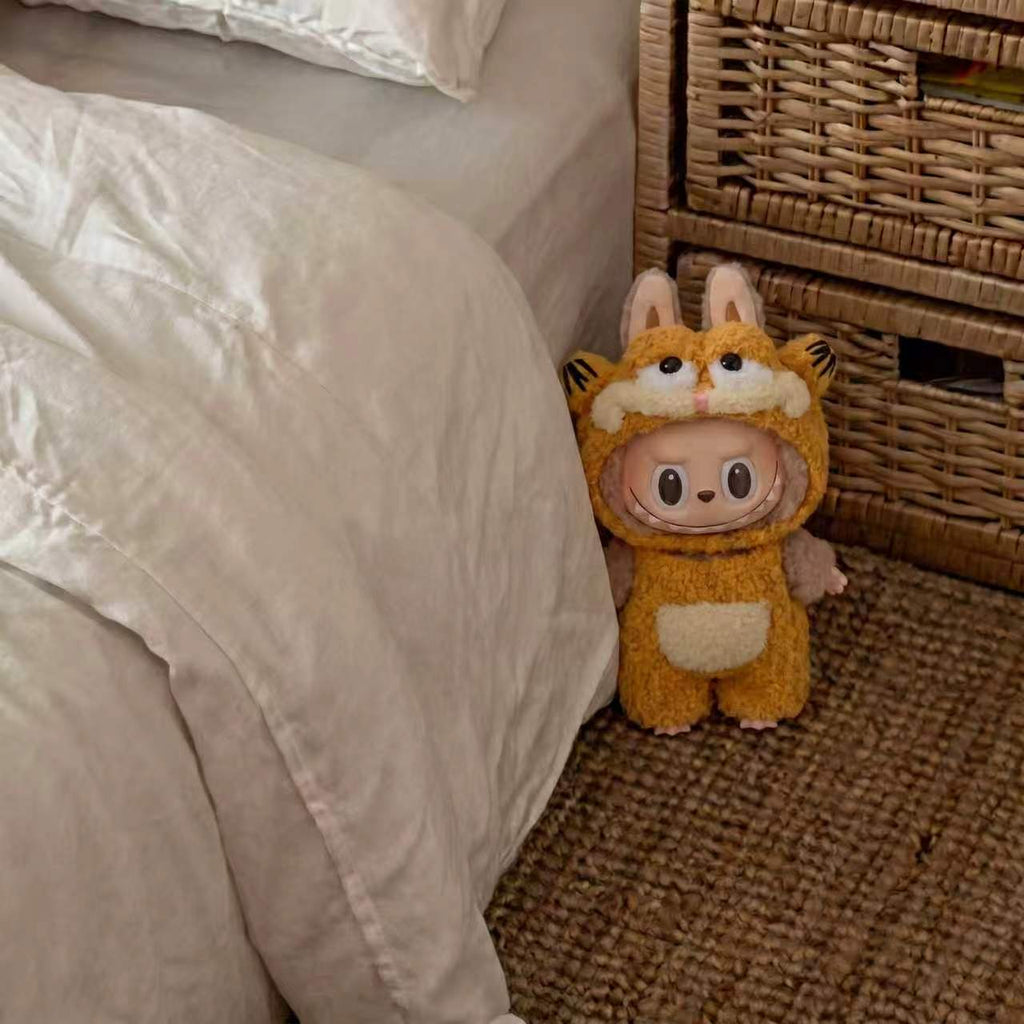 Handmade Labubu Doll Clothes Crochet - Garfield