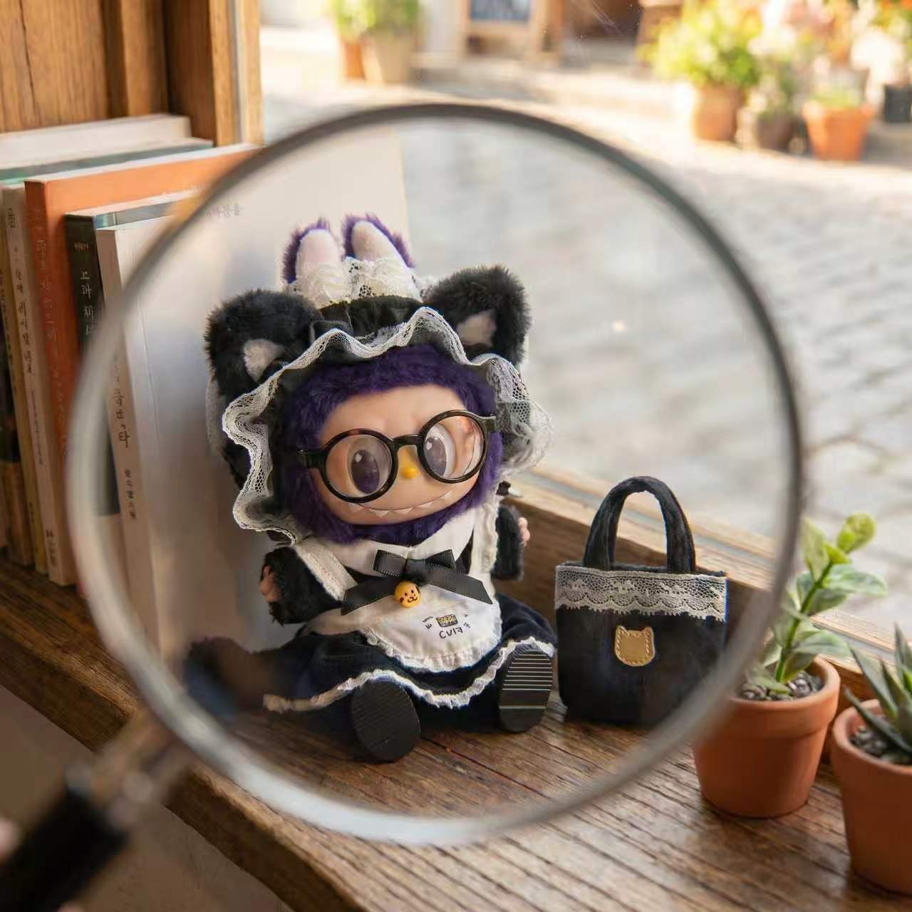 Handmade Labubu Doll Clothes Earth Online - Maid