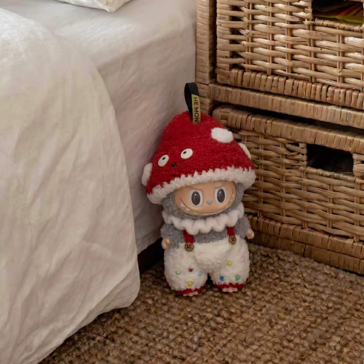 Handmade Labubu Doll Clothes Crochet - Mashroom