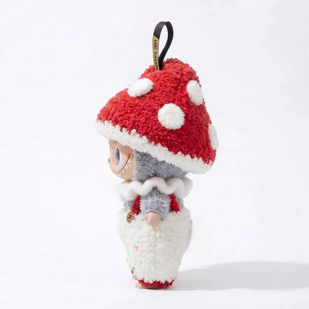 Handmade Labubu Doll Clothes Crochet - Mashroom