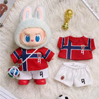 Handmade Labubu Doll Clothes World Cup 2026 Partners - Norway's No. 9 Haaland