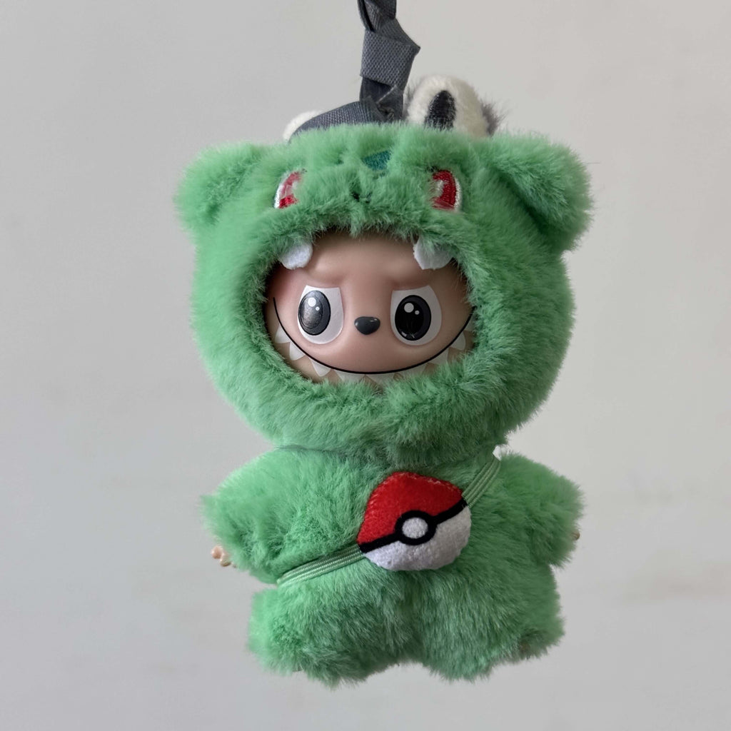 Handmade Labubu Doll Clothes Pokémon - Bulbasaur