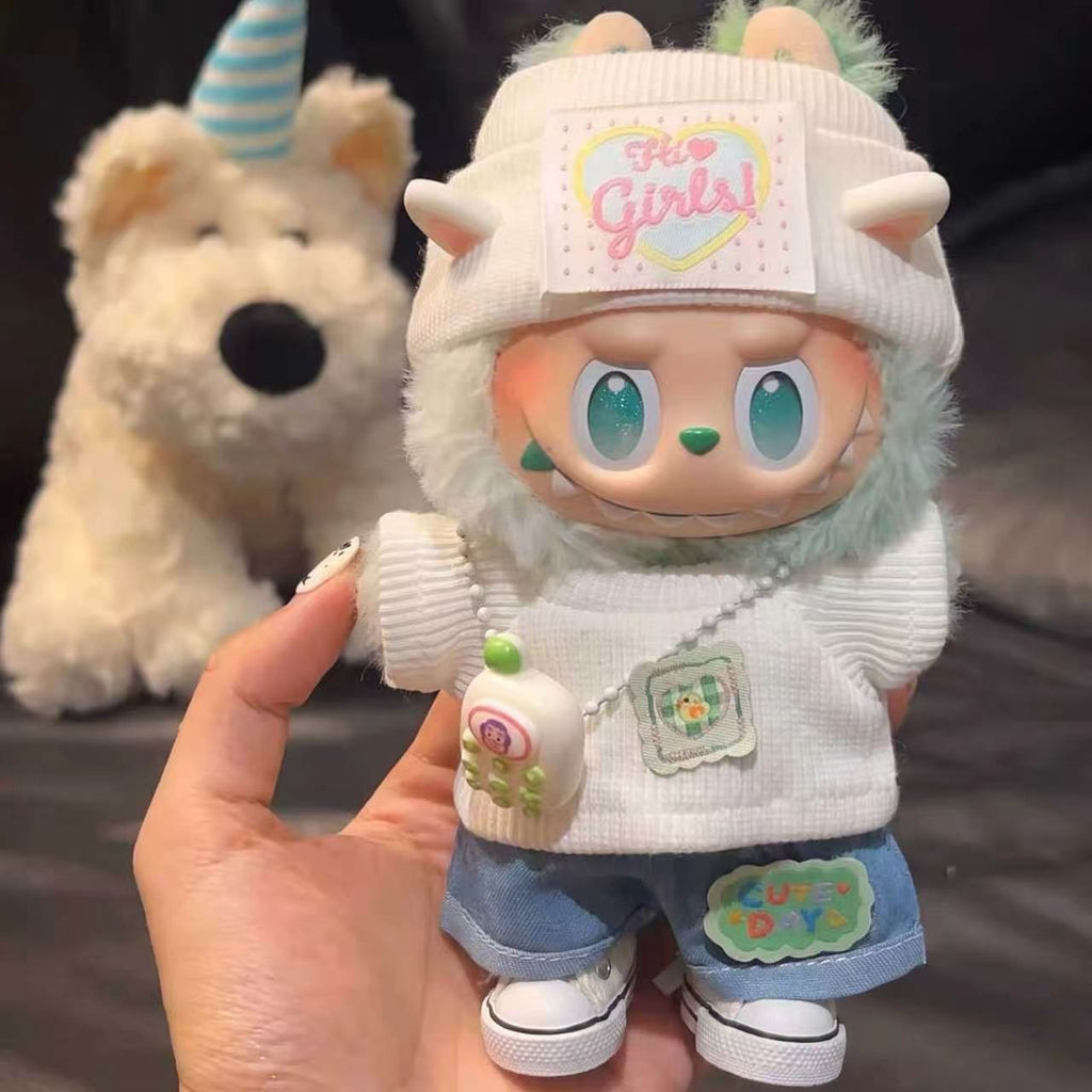 Handmade Labubu Doll Clothes Fashion Party - Innocent Little Rabbit