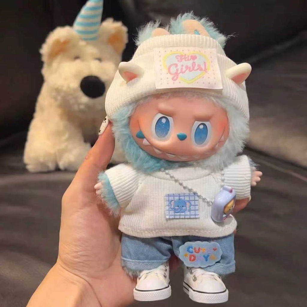 Handmade Labubu Doll Clothes Fashion Party - Innocent Little Rabbit