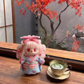 Handmade Labubu Doll Clothes Vintage Barbershop - Sakura Girl