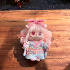 Handmade Labubu Doll Clothes Vintage Barbershop - Sakura Girl