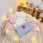 Handmade Labubu Doll Clothes Pajama Party - Cute Sleeping Bag Set