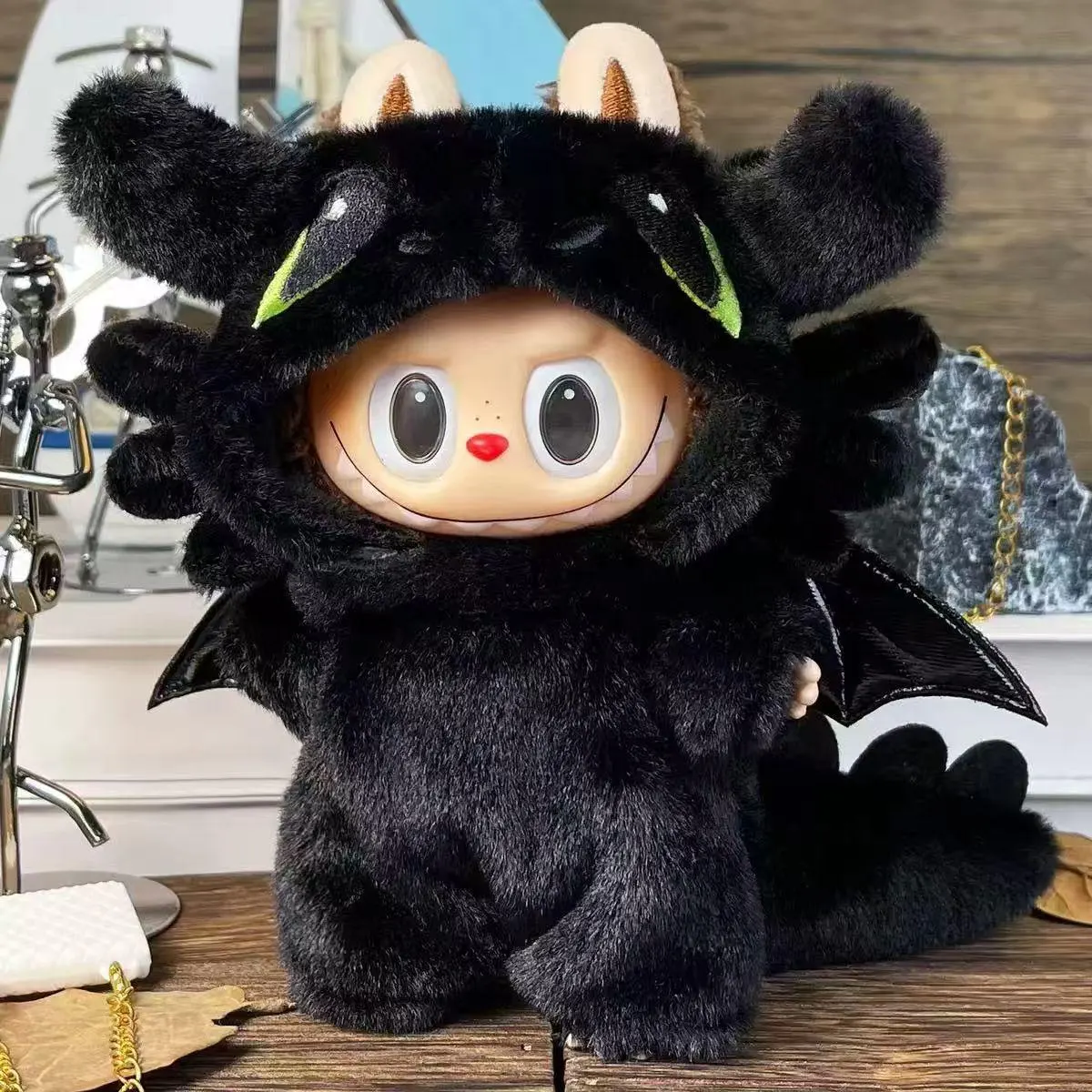 Handmade Labubu Doll Clothes - Toothless