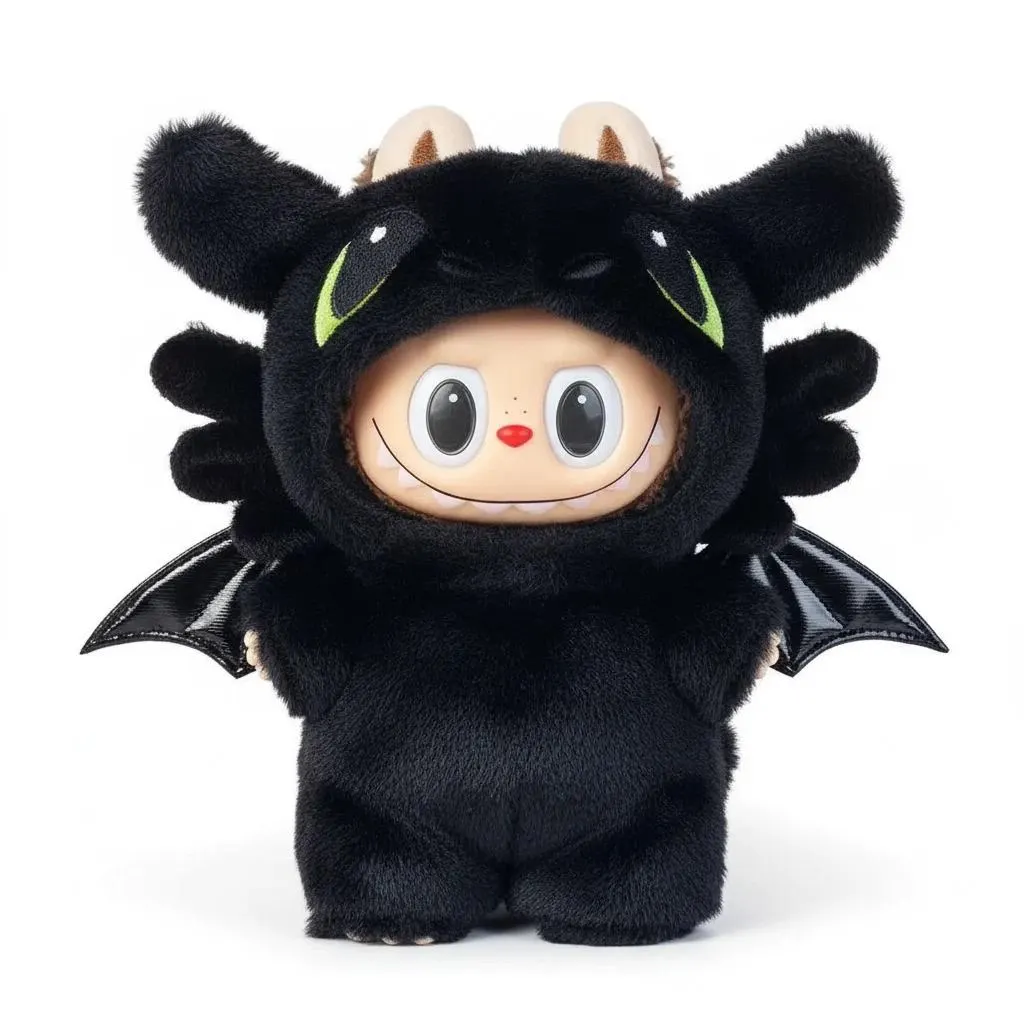 Handmade Labubu Doll Clothes - Toothless