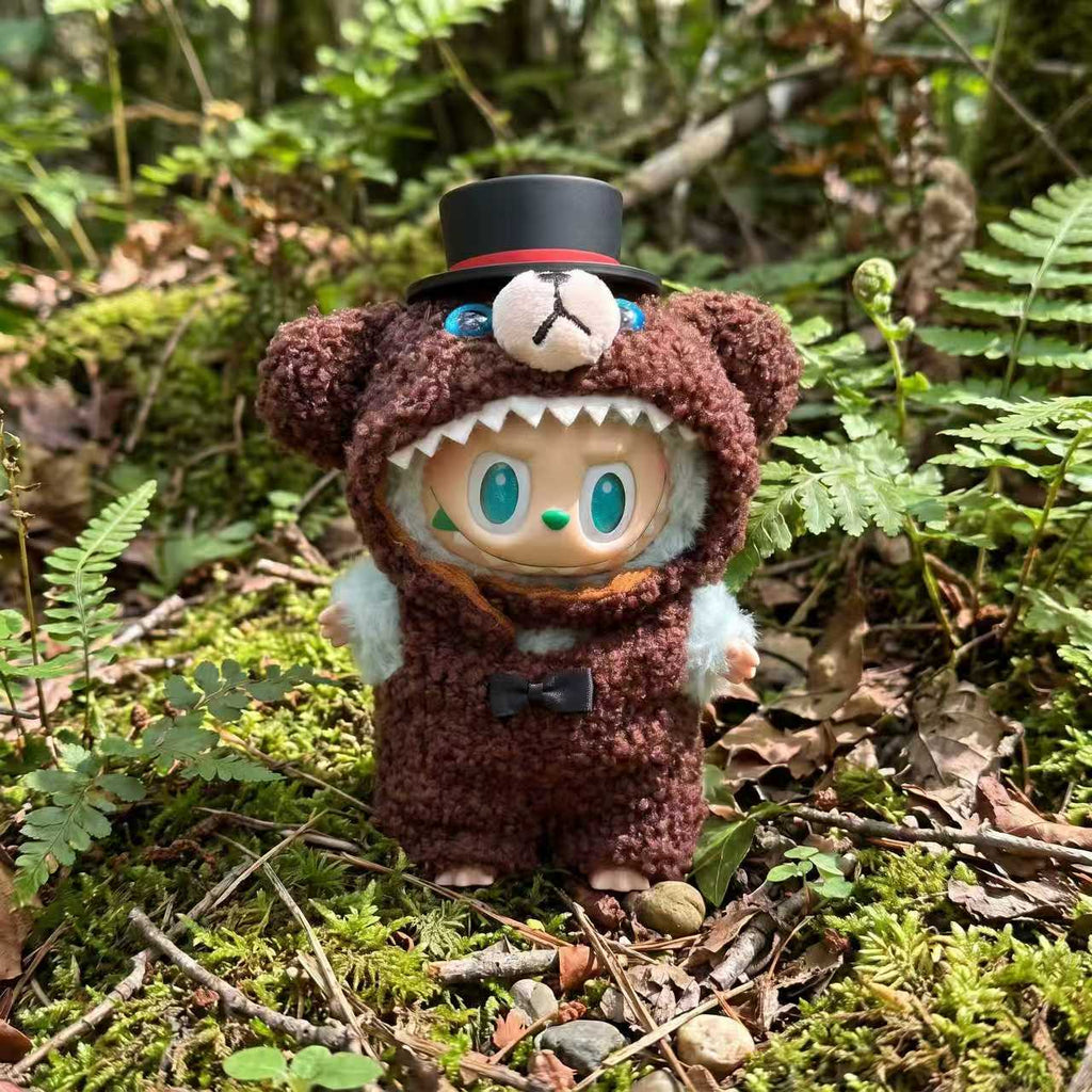 Handmade Labubu Doll Clothes FNAF X Labubu - Freddy Fazbear