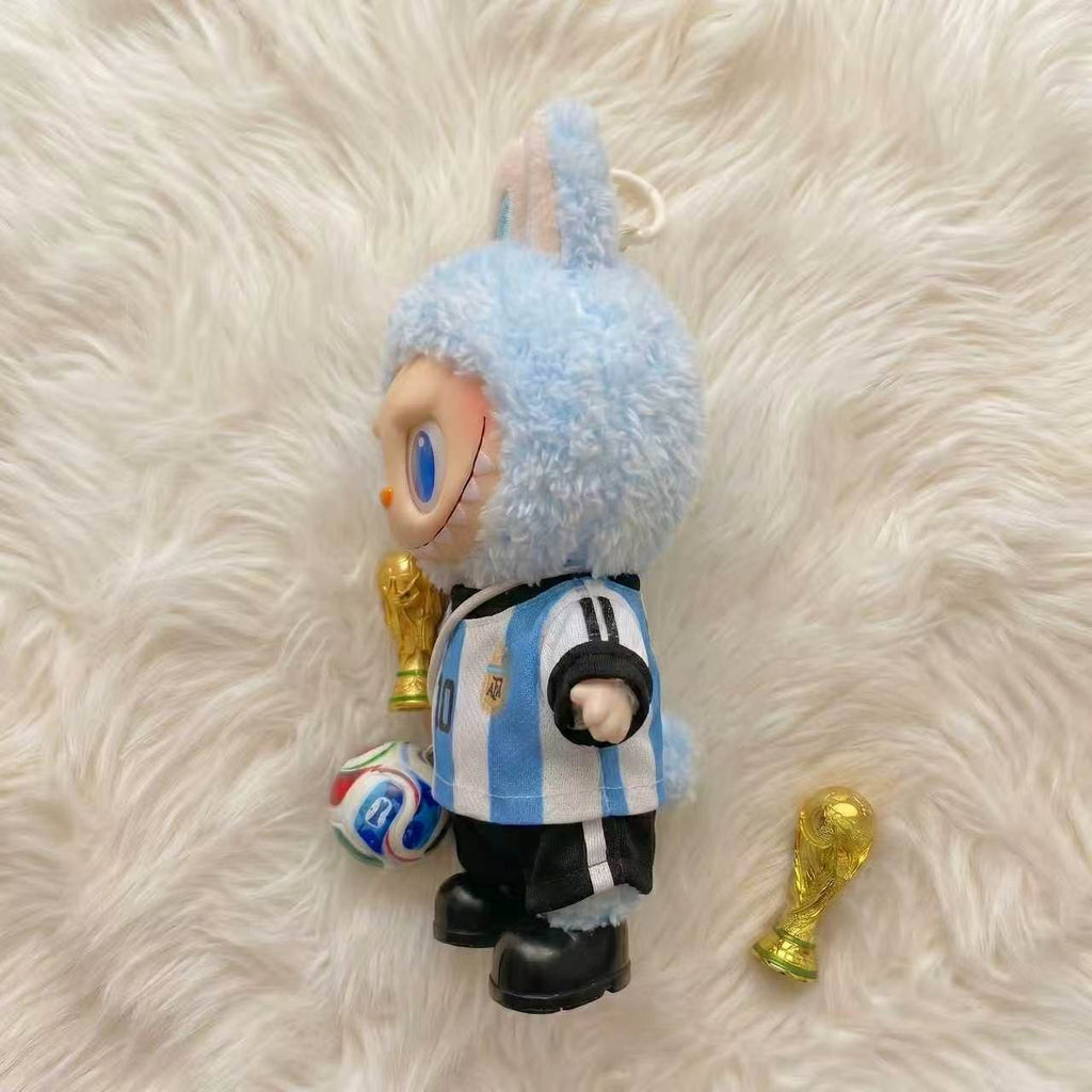 Handmade Labubu Doll Clothes World Cup 2026 Partners - Messi's 10 Jersey