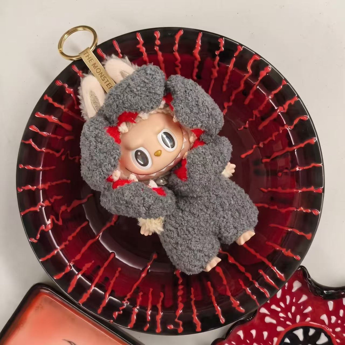 Handmade Labubu Doll Clothes Crochet Stranger Things - Demogorgon