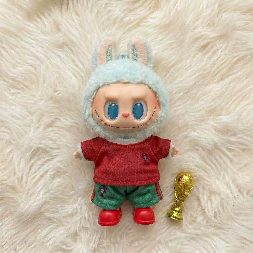 Handmade Labubu Doll Clothes World Cup 2026 Partners - Portugal