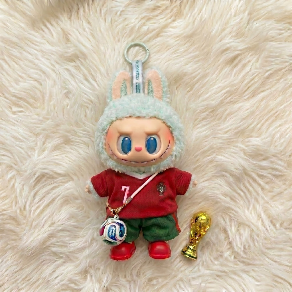 Handmade Labubu Doll Clothes World Cup 2026 Partners - Cristiano 7 Jersey