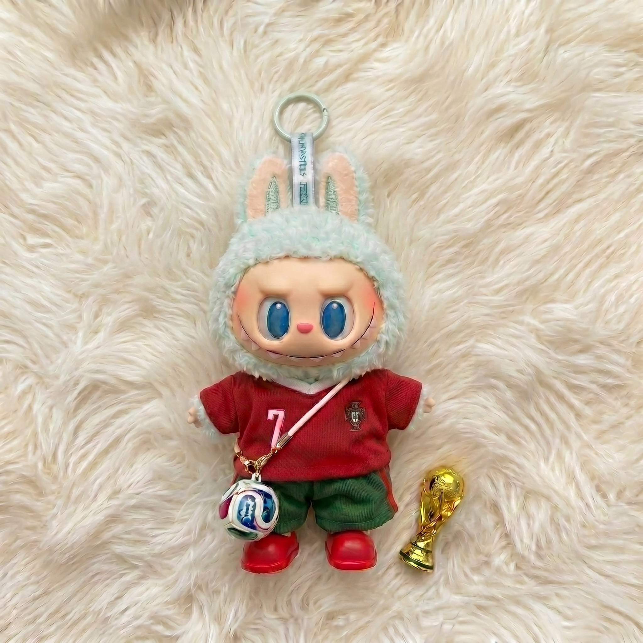 Handmade Labubu Doll Clothes World Cup 2026 Partners - Cristiano 7 Jersey