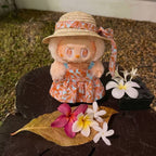 Handmade Labubu Doll Clothes - Floral Dress