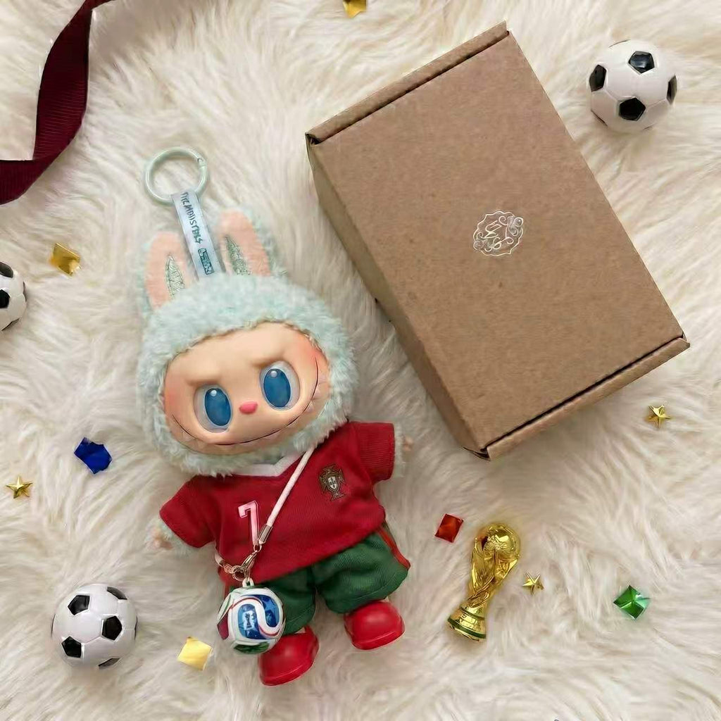 Handmade Labubu Doll Clothes World Cup 2026 Partners - Cristiano 7 Jersey
