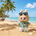 Handmade Labubu Doll Clothes Summer Beach - Hawaiian