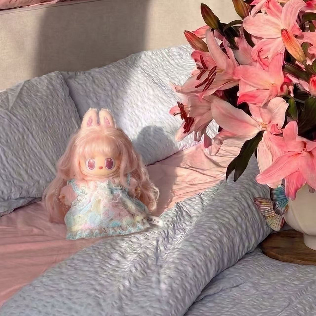 Handmade Labubu Doll Clothes Vintage Barbershop - Sweetheart Garden